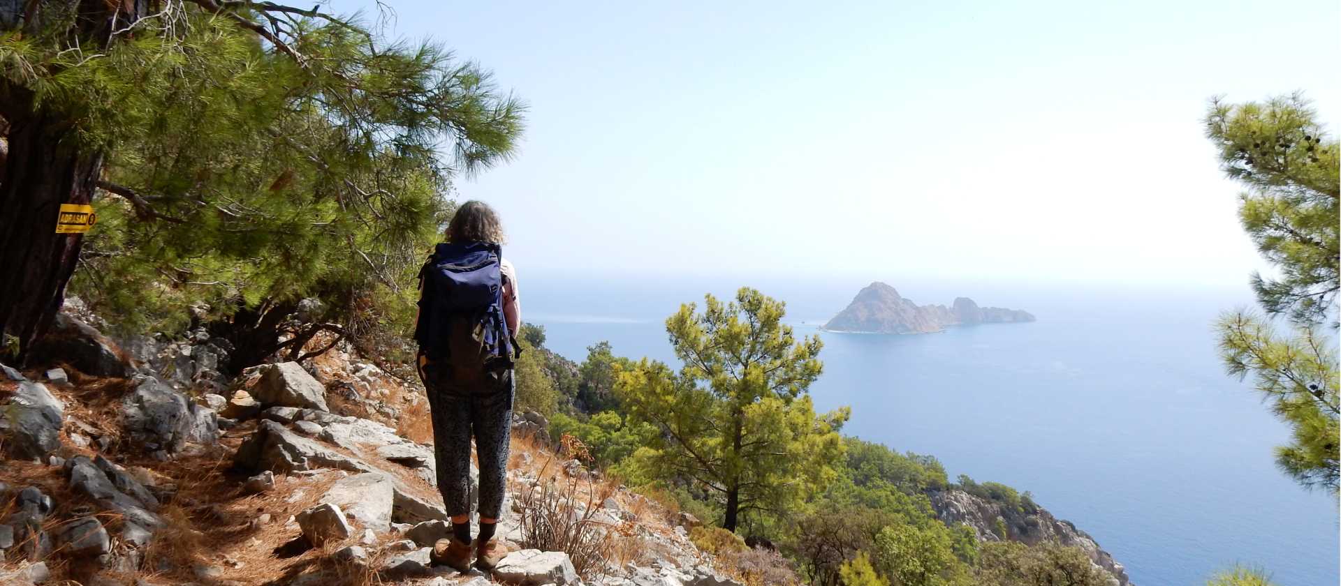 Taking in the view from Cape Gelidonia on the Lycian Way in Turkey | Lilly Donkers