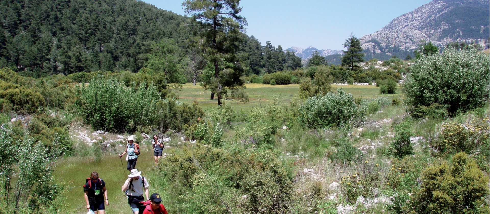 Walking in the Cirali region of Turkey