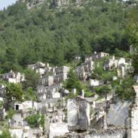 The deserted Greek town of Kayaköy on the Turkish coast | Kate Baker