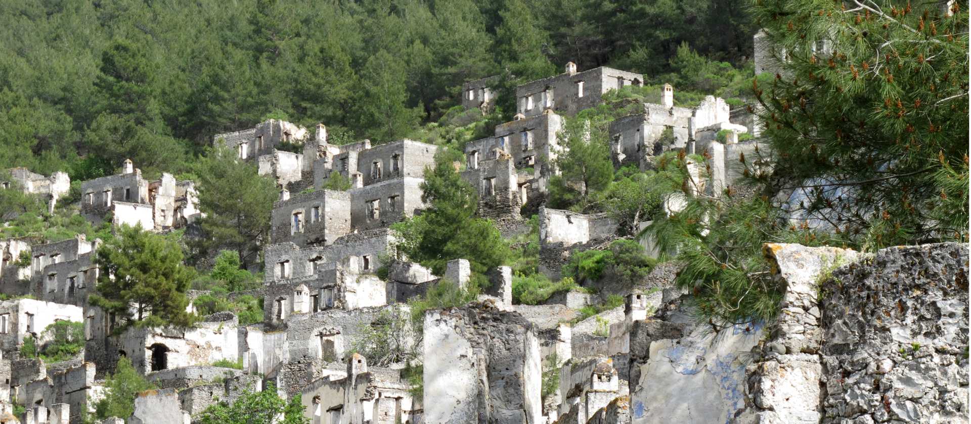 The deserted Greek town of Kayaköy on the Turkish coast | Kate Baker