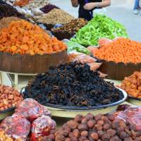 Some of the food on offer at the market in Uchisar | Erin Williams