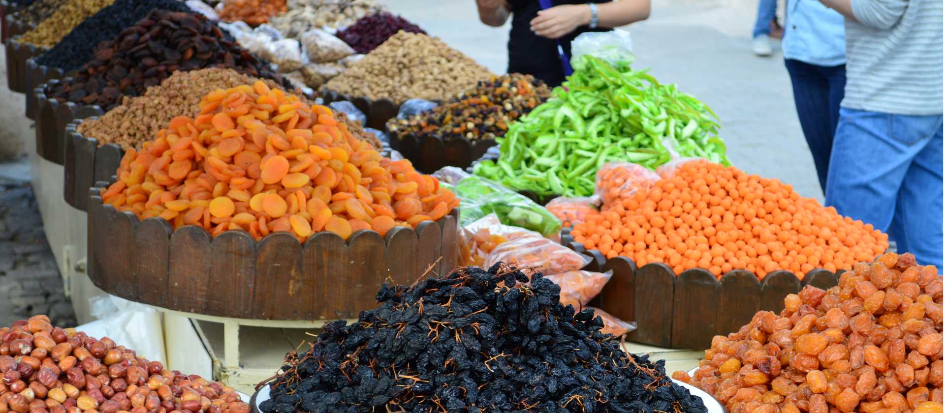 Some of the food on offer at the market in Uchisar | Erin Williams