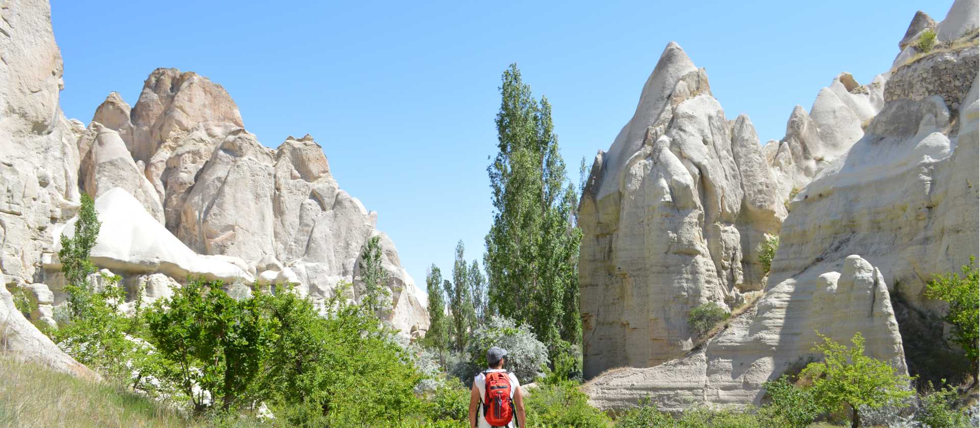 Walking through a valley in Cappadocia | Erin Williams