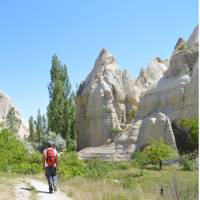 Walking through a valley in Cappadocia | Erin Williams