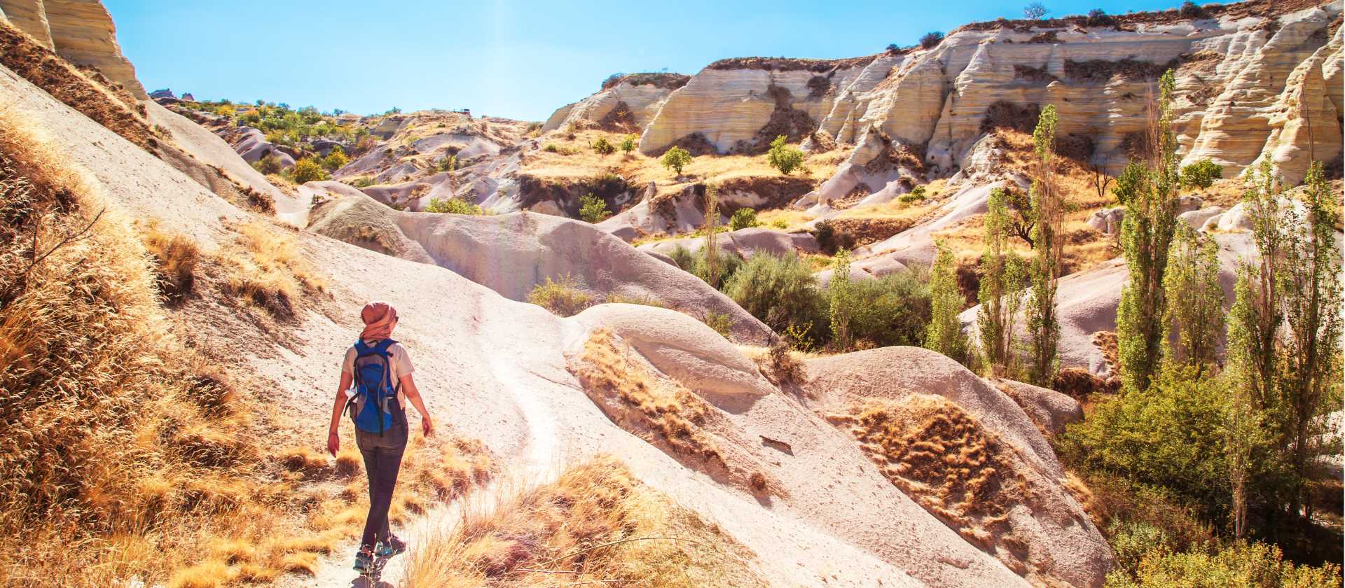 Exploring the valley trails of Cappadocia in Turkey