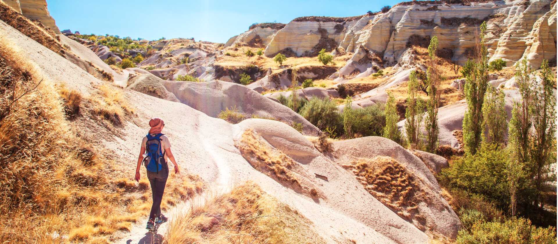 Exploring the valley trails of Cappadocia in Turkey