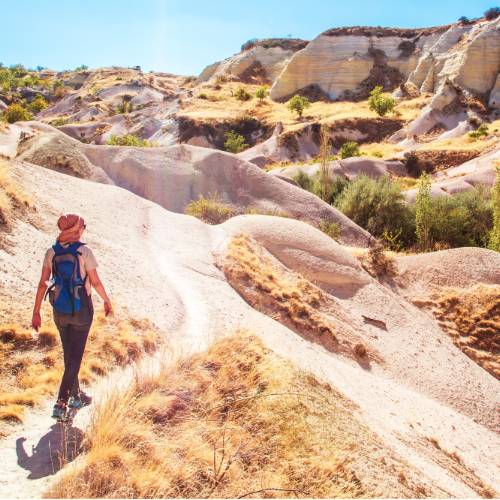 Exploring the valley trails of Cappadocia in Turkey