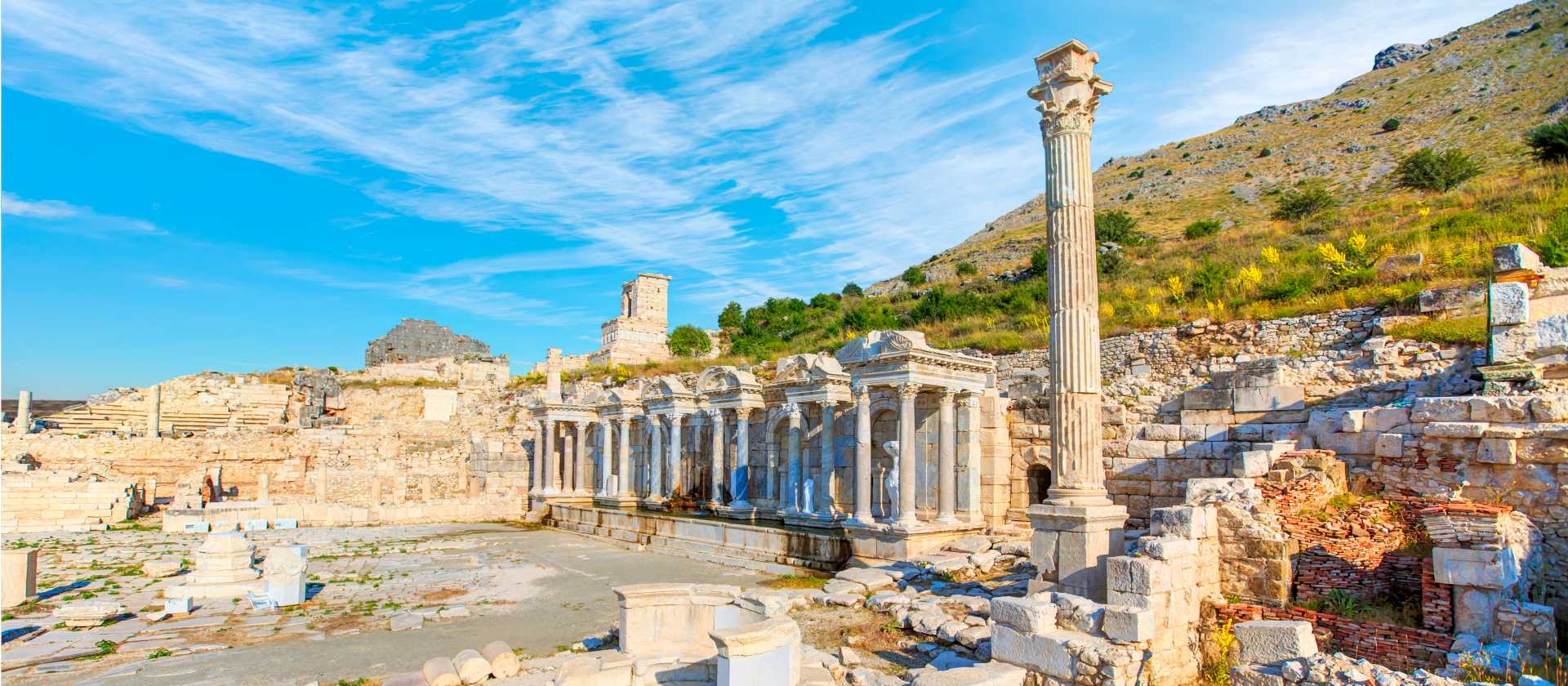 The ancient remains of Sagalassos in Turkey