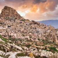 Discover the incredible Uchisar Castle in Cappadocia, Turkey