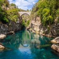 The stunning arch bridge in Koprulu National Park