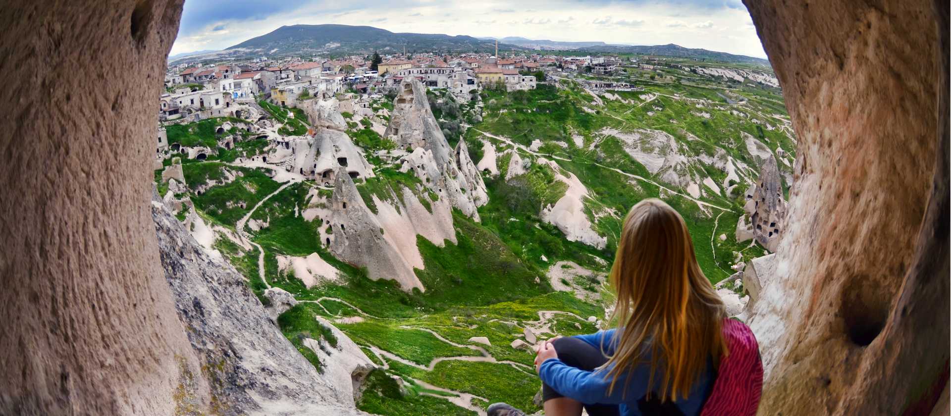 Experience the unique landscape of Cappadocia