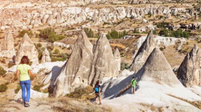 Join a group walk in Cappadocia