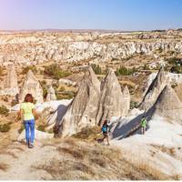 Join a group walk in Cappadocia