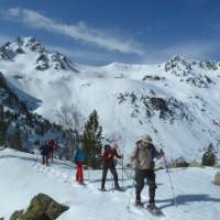 Snowshoeing in the magical Pyrenees in France
