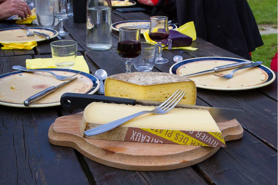 CHEESE at a Mont Blanc tour lunch stop |  <i>Michael Olwyler</i>