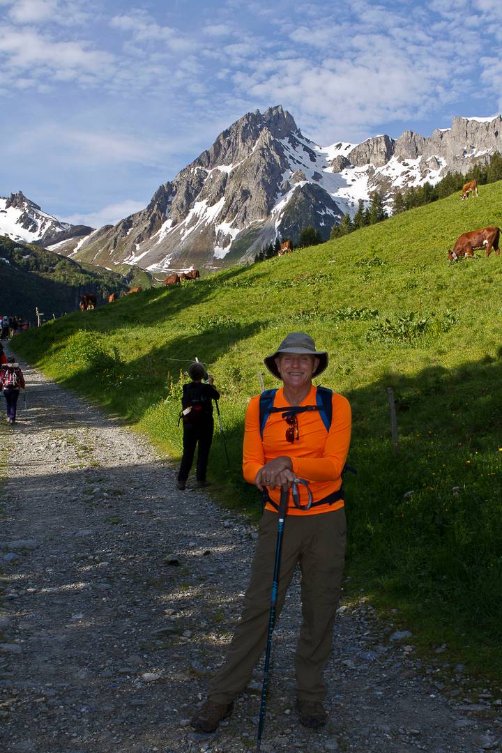 Everywhere you stand is a postcard perfect moment on the Tour du Mont Blanc |  <i>Michael Olwyler</i>