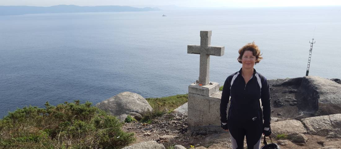 Leanne after finishing the Camino de Santiago |  <i>Leanne Saward</i>