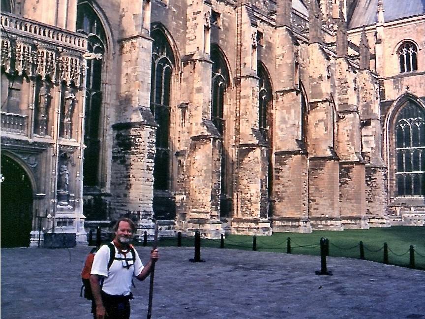 Arriving at Canterbury Cathedral, start point of the Via Francigena. |  <i>Brandon Wilson</i>