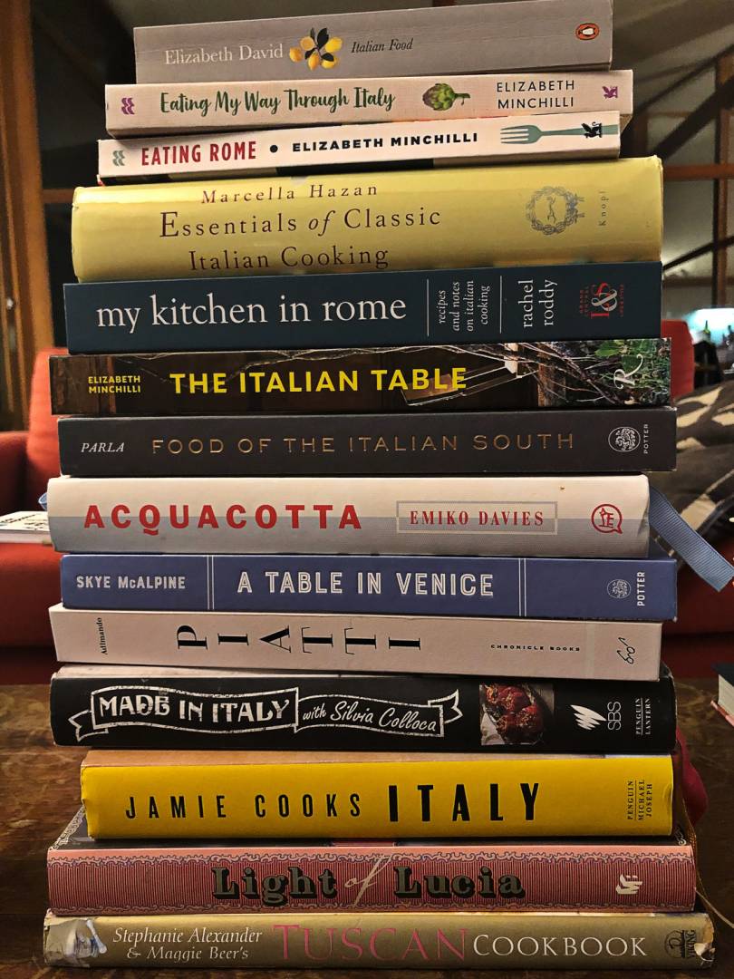 Italian cookbooks |  <i>Jaclyn Lofts</i>