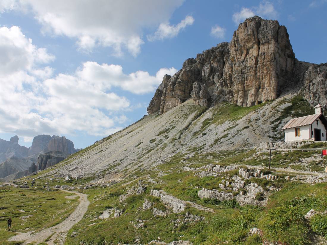 Church below Tre Cime in the Italian Alps |  <i>Jaclyn Lofts</i>