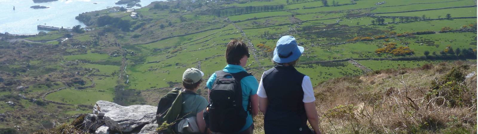 Having fun on a great walking tour in Ireland