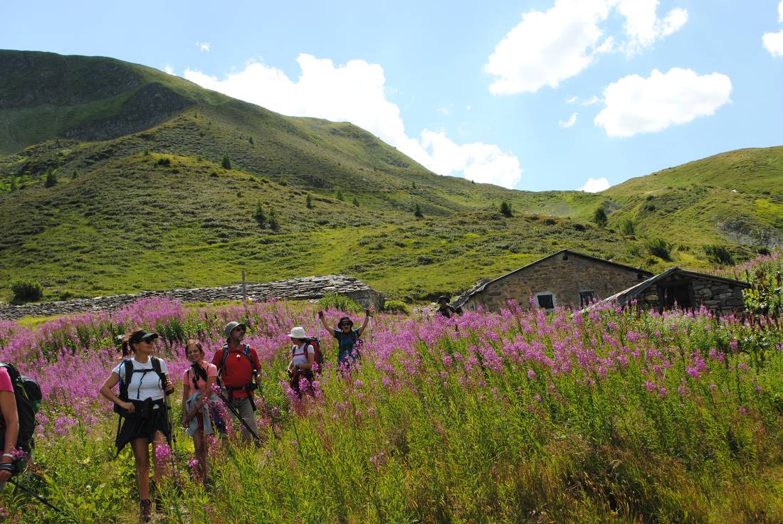 Day 1 of the Tour Du Mont Blanc descending into Switzerland |  <i>Ryan Graham</i>