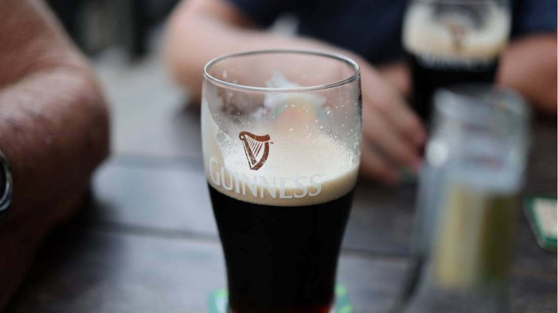 Guinness beer is one of Ireland's most iconic brands