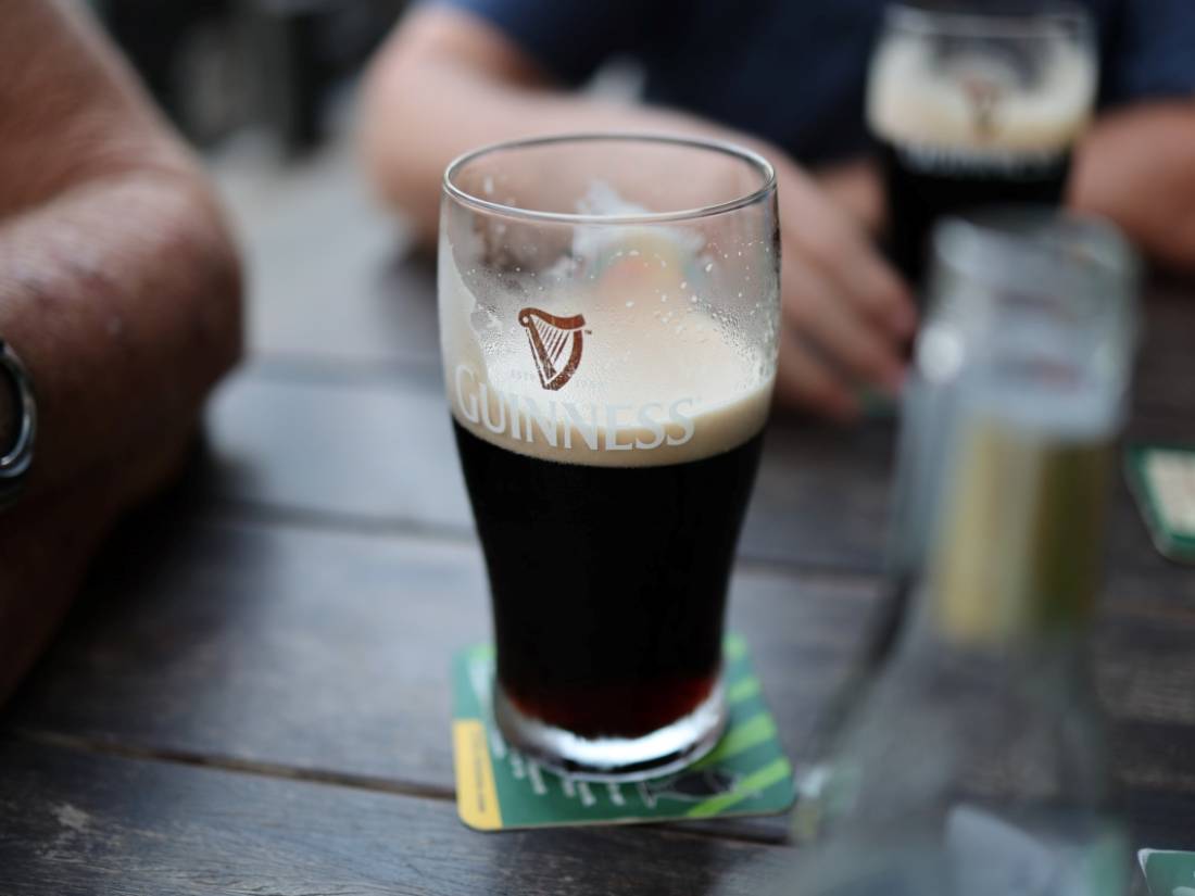 Guinness beer is one of Ireland's most iconic brands