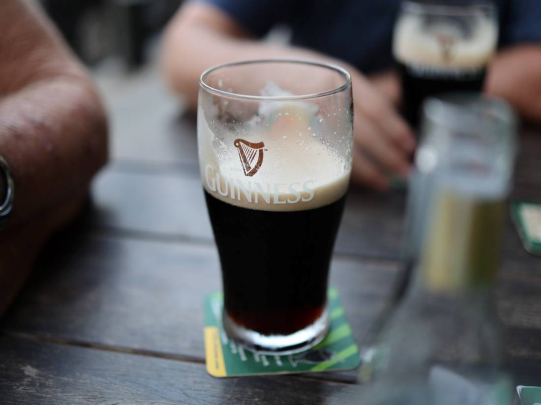 Guinness beer is one of Ireland's most iconic brands