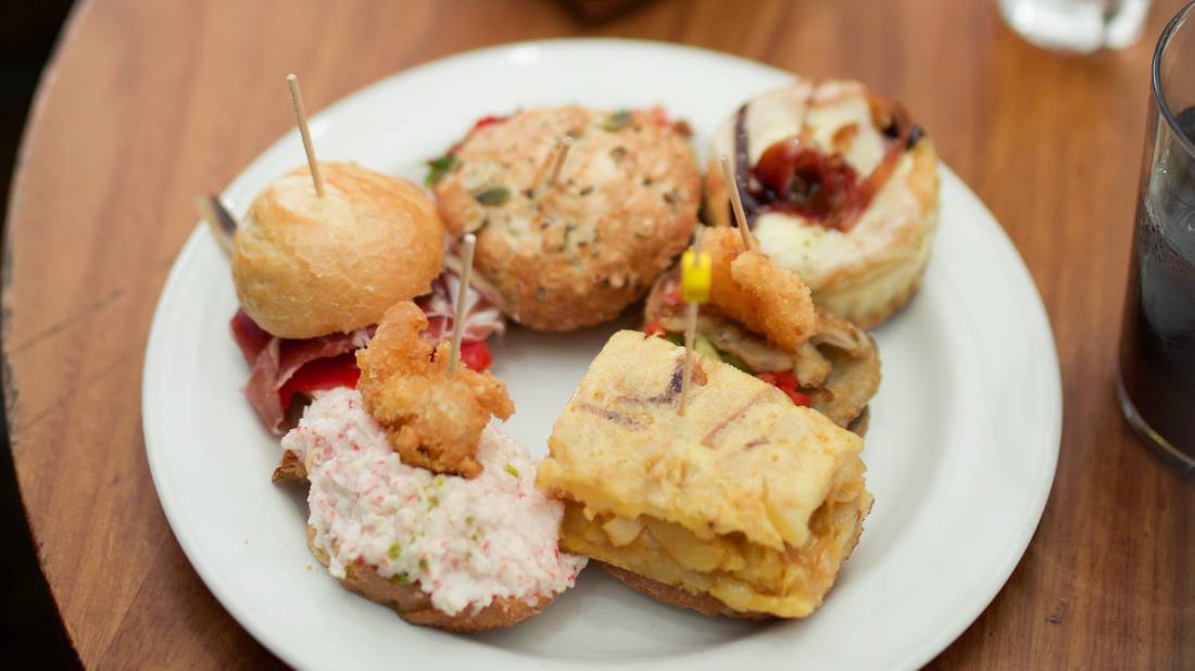 Tortilla is one of the most popular tapas choices on the Camino