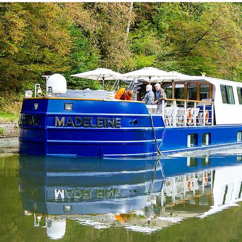 Madeleine on the canals of France