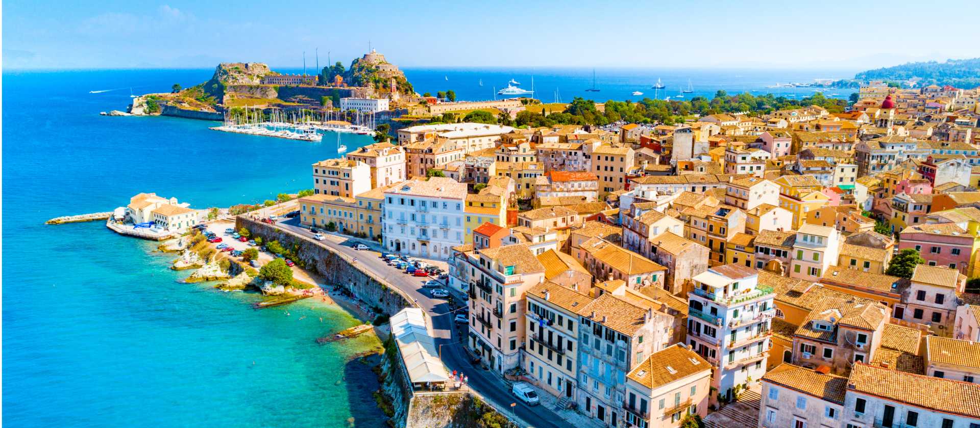 Kerkyra, capital of Corfu island, Greece