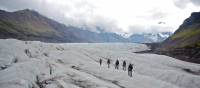 Glacier walking in Iceland