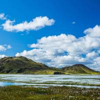 Explore the geothermal valley of Landmannalaugar in the southern highlands of Iceland