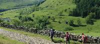 Above Swaledale, walking in England