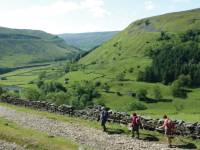 Above Swaledale, walking in England