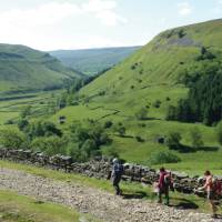 Above Swaledale, walking in England