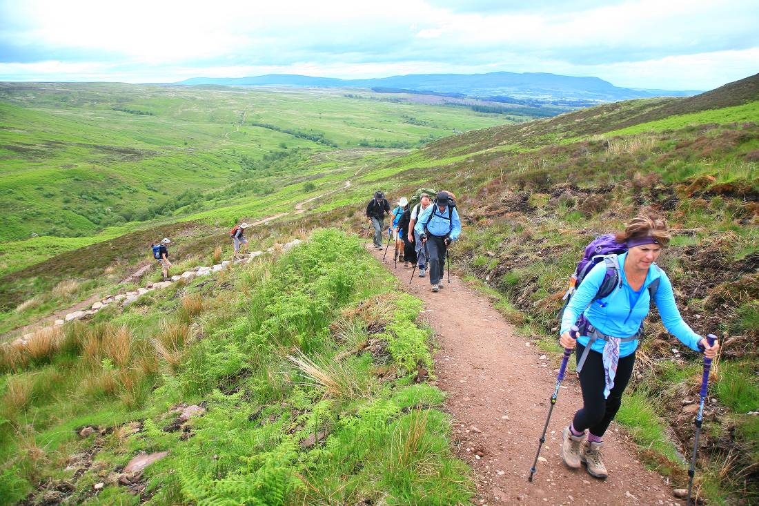 Ascending Conic Hill, Scotland