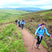 Ascending Conic Hill, Scotland