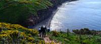 Ascending Fleswick Bay on the Coast to Coast near St Bees |  <i>John Millen</i>