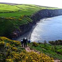 Ascending Fleswick Bay on the Coast to Coast near St Bees | John Millen