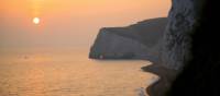 The Bat's Head cliffs near Lulworth, Dorset