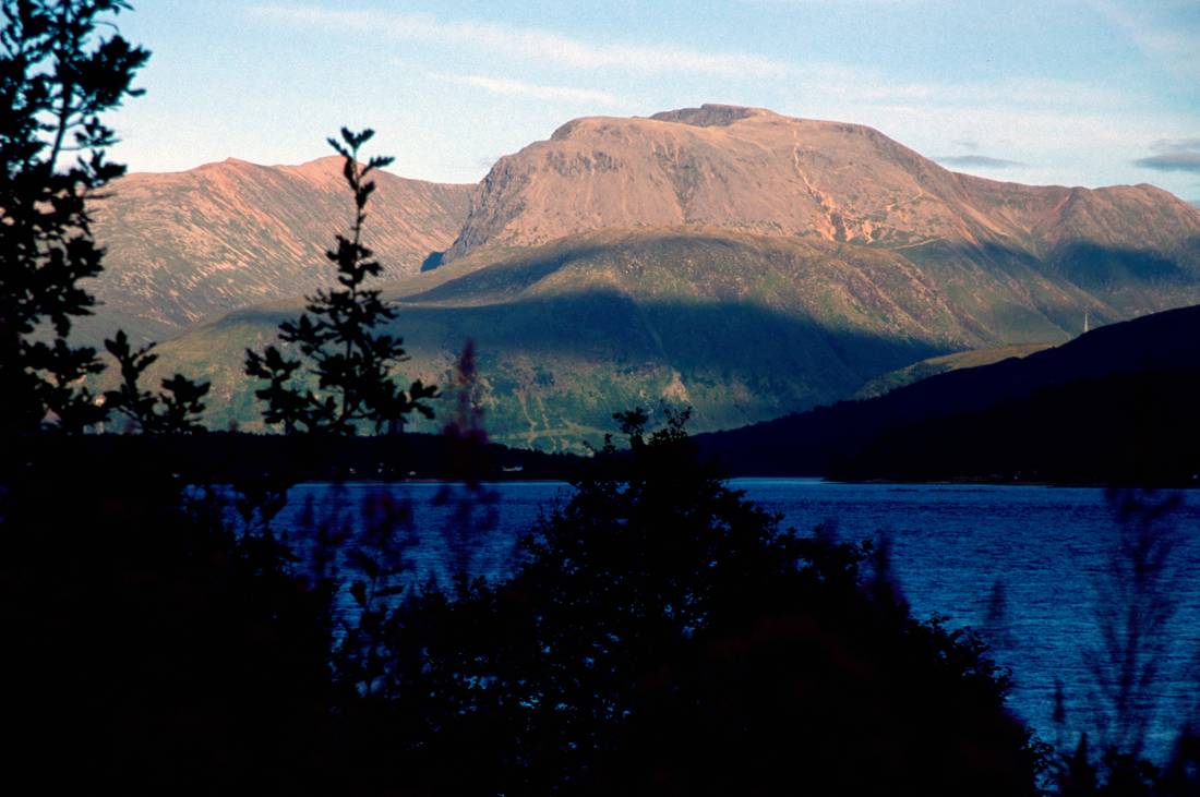 Ben Nevis  from Loch Linnie, 