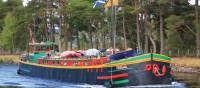 Barge on the Caledonian Canal