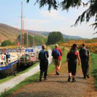 Strolling by the Caledonian Canal, Scotland