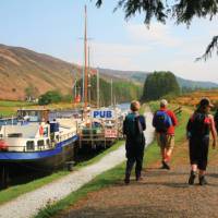 Strolling by the Caledonian Canal, Scotland