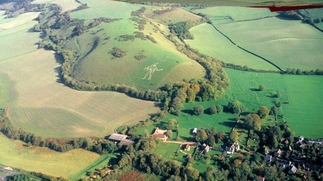 Cerne Abbas and its famous Giant, Dorset |  <i>Pete Harlow</i>