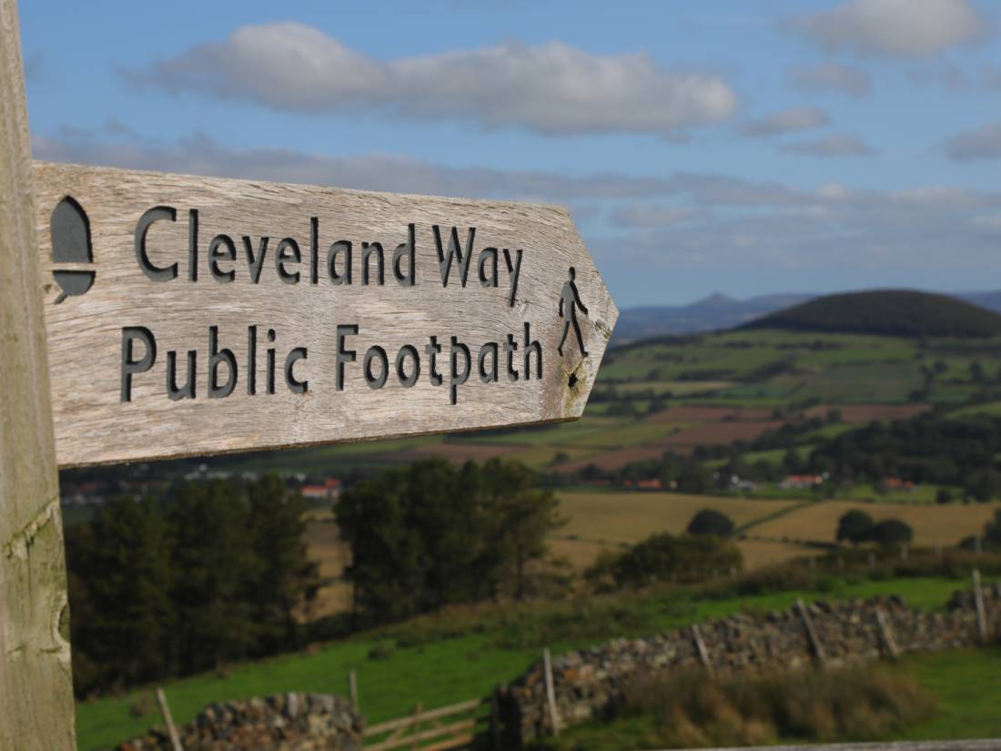 Cleveland Way Sign |  <i>John Millen</i>