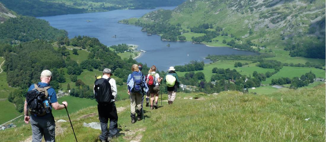 Enjoy the spectacular views above Patterdale on the Coast to Coast walk