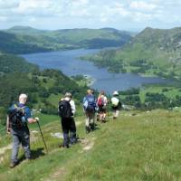 Enjoy the spectacular views above Patterdale on the Coast to Coast walk